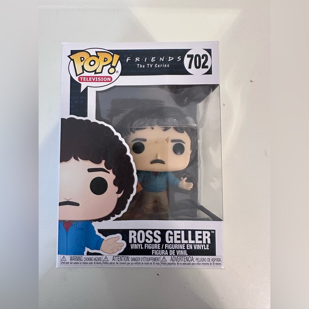 Funko Pop Television: Friends Ross Geller #702-
Vinyl Figure-w/ box.